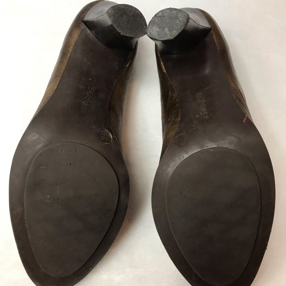 BCBGIRLS - Gold/Bronze Leather Pumps - Picture 6 of 6
